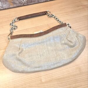 🔥Nine West vintage silver clutch purse handbag